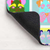 Schnauzer Pop Art Muismat (Hoek)