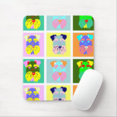 Schnauzer Pop Art Muismat (Met muis)