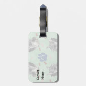 Schnauzer Portrait Bagagelabel (Achterkant verticaal)