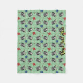 Schnauzer Portrait Fleece Deken (Voorkant)