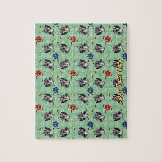 Schnauzer Portrait Legpuzzel (Verticaal)