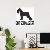 schnauzer poster (Thuiskantoor)