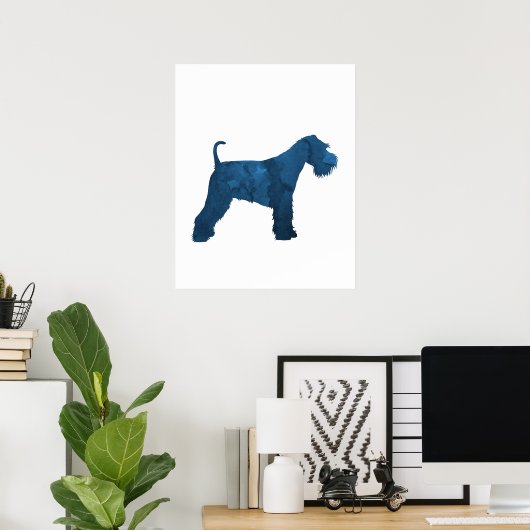 Schnauzer Poster (Thuiskantoor)