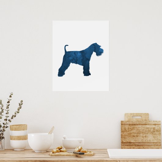 Schnauzer Poster (Keuken)