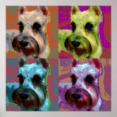 Schnauzer-poster Poster (Voorkant)