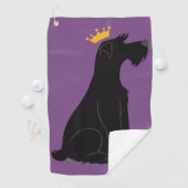 Schnauzer Prince Golfhanddoek (Insitu)