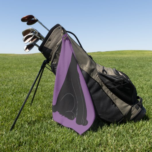 Schnauzer Prince Golfhanddoek (Groen)