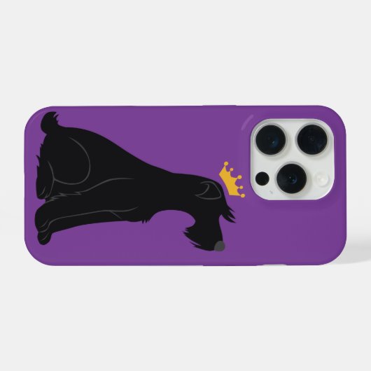 Schnauzer Prince iPhone Hoesje (Achterkant horizontaal)