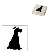 Schnauzer Prince Rubberstempel (Gestempeld)