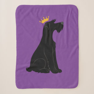 Schnauzer Prince Sherpa Deken