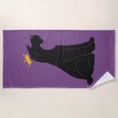 Schnauzer Prince Strandlaken (Voorkant)