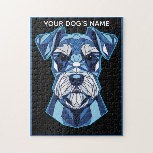 Schnauzer Pup Legpuzzel (Verticaal)