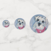 Schnauzer Puppy Birthday Confetti (Voorkanten)