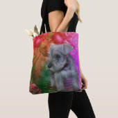 Schnauzer Puppy Dog Animal Art Tote Bag (Dichtbij)