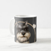 Schnauzer Puppy Dog elke snack die je maakt Koffiemok (Voorkant links)