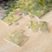 Schnauzer Puppy Lente Bloemen Legpuzzel (Zijkant)