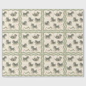 Schnauzer Pup's First Christmas Cadeaupapier (Vlak)