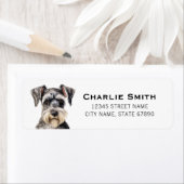 Schnauzer Return Address Labels (Insitu)