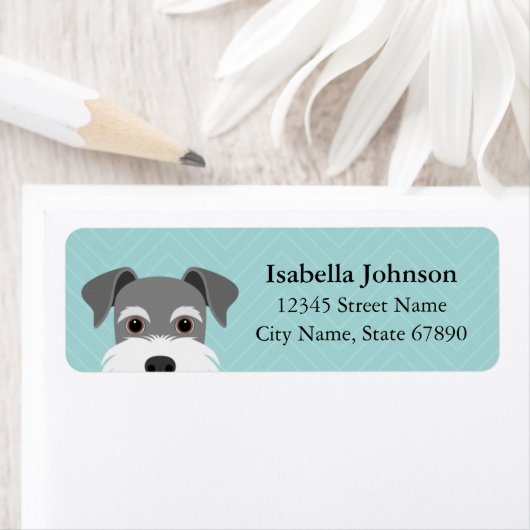 Schnauzer Return Address Labels (Insitu)