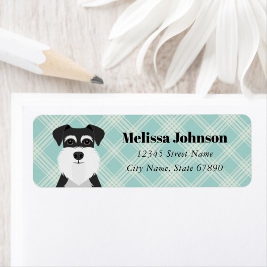 Schnauzer Return Address Labels (Insitu)