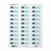 Schnauzer Return Address Labels (Full Sheet)