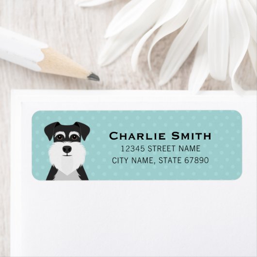 Schnauzer Return Address Labels (Insitu)
