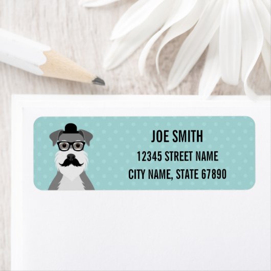 Schnauzer Return Address Labels (Insitu)