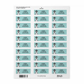 Schnauzer Return Address Labels (Full Sheet)