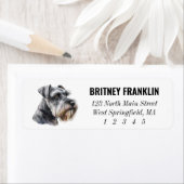 Schnauzer Return Address Labels (Insitu)