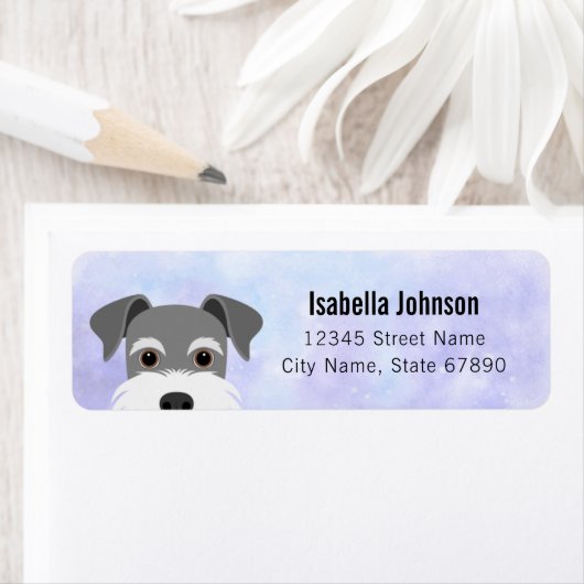 Schnauzer Return Address Labels (Insitu)