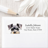 Schnauzer Return Address Labels (Insitu)
