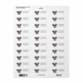Schnauzer Return Address Labels (Full Sheet)