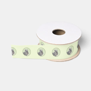 Schnauzer (Reus, Standaard) Schilderij - Honden Ku Grosgrain Lint