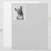 Schnauzer (reuzenschilderkunst) (Voorkant / Achterkant)