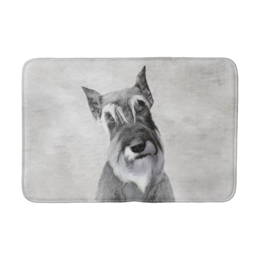 Schnauzer (reuzenschilderkunst) badmat (Voorkant)