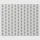 Schnauzer (reuzenschilderkunst) cadeaupapier (Vlak)