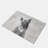 Schnauzer (reuzenschilderkunst) deurmat (Schuin)