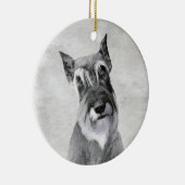 Schnauzer (reuzenschilderkunst) keramisch ornament (Rechts)