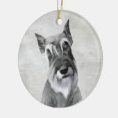 Schnauzer (reuzenschilderkunst) keramisch ornament (Links)