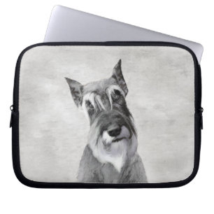 Schnauzer (reuzenschilderkunst) laptop sleeve
