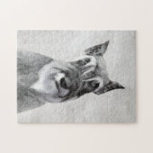 Schnauzer (reuzenschilderkunst) legpuzzel (Horizontaal)
