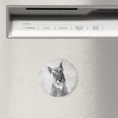 Schnauzer (reuzenschilderkunst) magneet (Insitu (Vaatwasser))