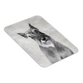 Schnauzer (reuzenschilderkunst) magneet (Rechterzijde)