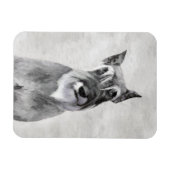 Schnauzer (reuzenschilderkunst) magneet (Horizontaal)