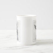 Schnauzer (reuzenschilderkunst) porselein kop (Voorkant)