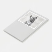Schnauzer (reuzenschilderkunst) post-it® notes (Schuin)