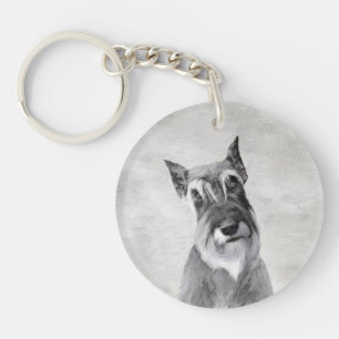 Schnauzer (reuzenschilderkunst) sleutelhanger