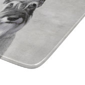 Schnauzer (reuzenschilderkunst) snijplank (Hoek)