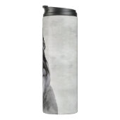 Schnauzer (reuzenschilderkunst) thermosbeker (Geroteerd rechts)