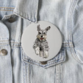 Schnauzer Ronde Button 4,0 Cm (In situ)